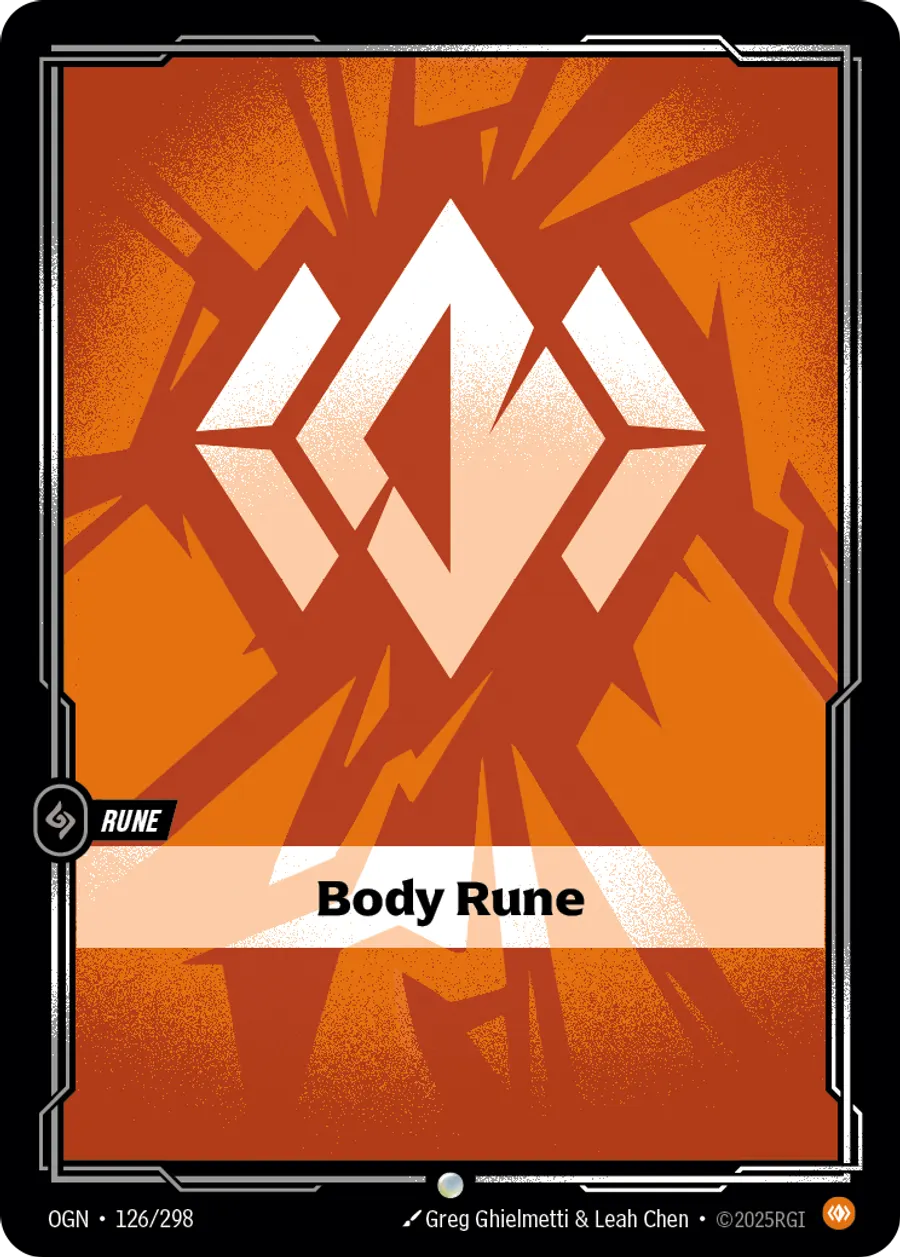 Riftbound Rune: Body Rune.